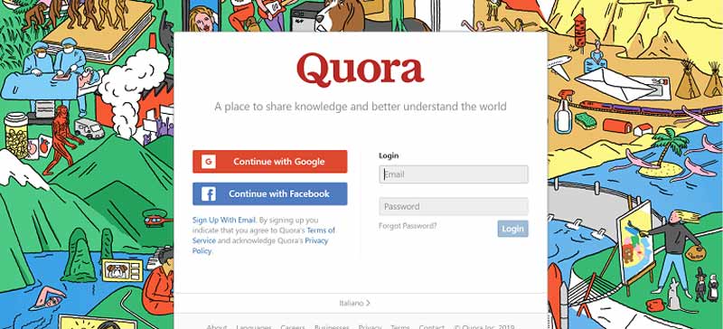 How to find free direct referrals: Quora