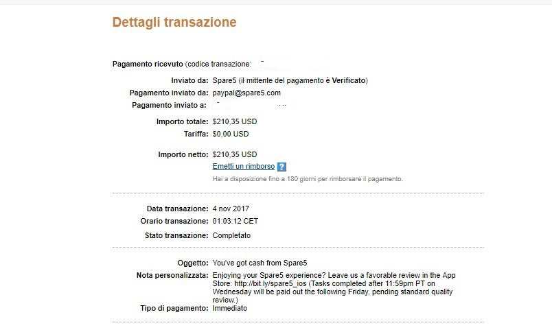 Payment 8 for Spare5