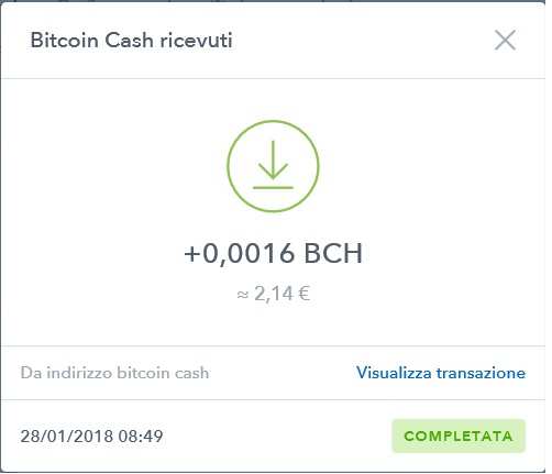 Payment 5 for Moon Bitcoin Cash