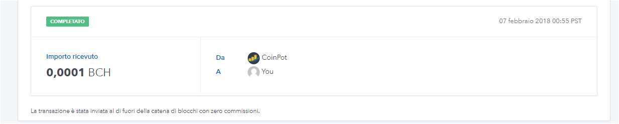 Payment 8 for Moon Bitcoin Cash