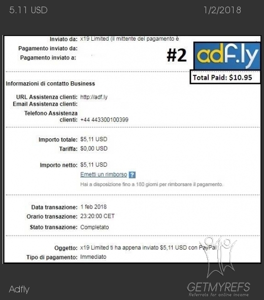 Payment 31 for Adfly