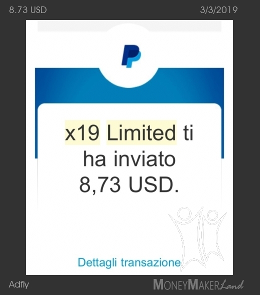 Pagamento 43 per Adfly