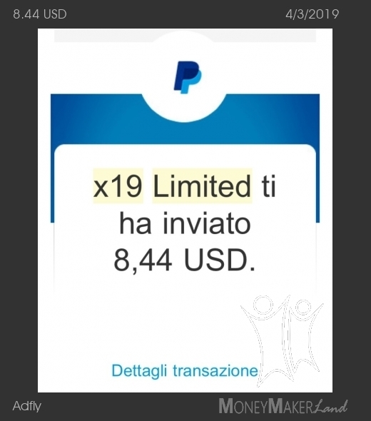 Pagamento 44 per Adfly