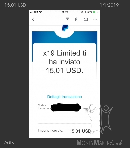 Payment 50 for Adfly