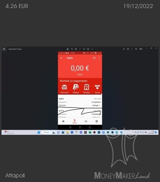 Pagamento 78 per Attapoll