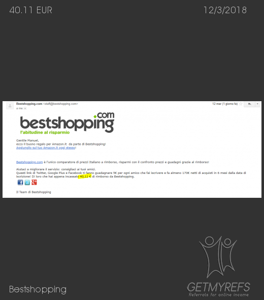 Pagamento 8 per Bestshopping