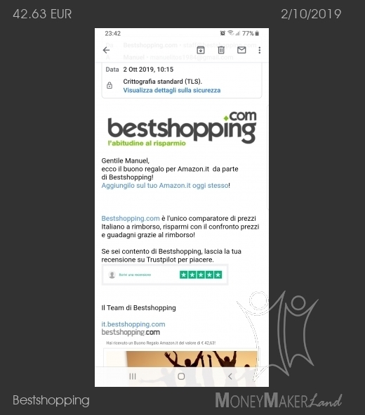 Payment 14 for Bestshopping