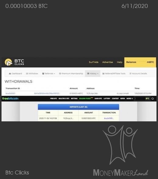 Payment 79 for Btc Clicks
