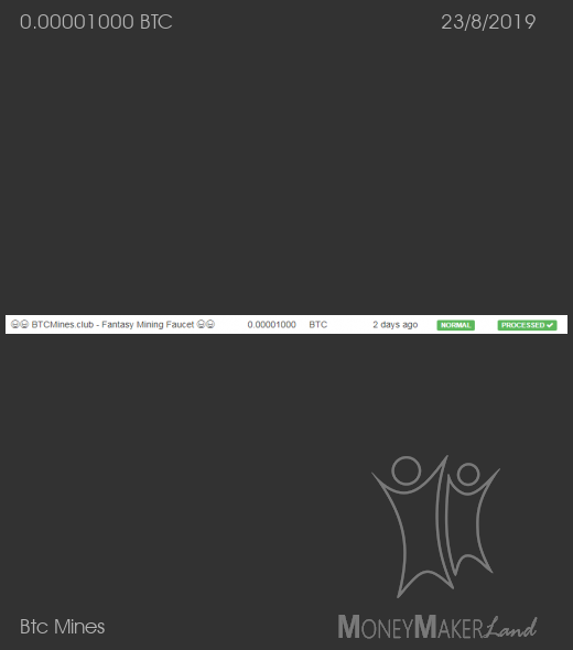 Pagamento 104 per Btc Mines