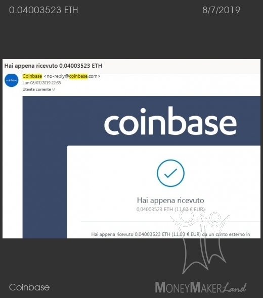 Payment 48 for Coinbase