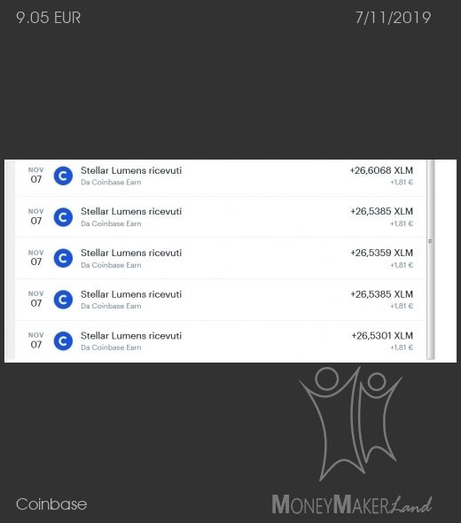 Pagamento 55 per Coinbase