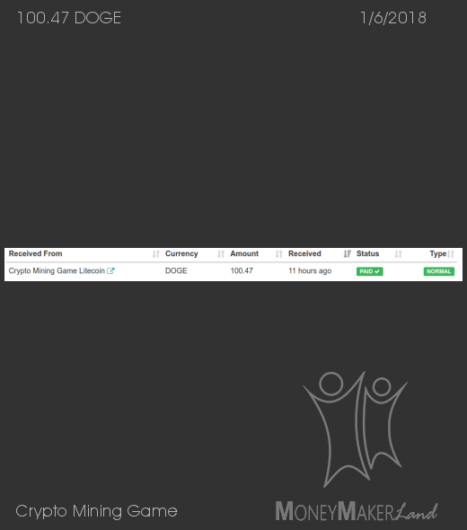 Payment 1 for Crypto Mining Game