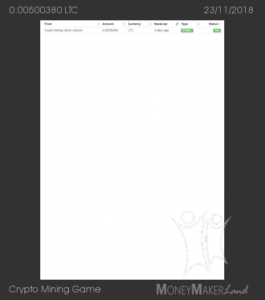 Payment 4 for Crypto Mining Game