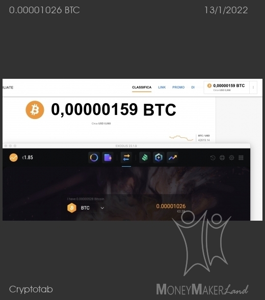 Pagamento 146 per Cryptotab