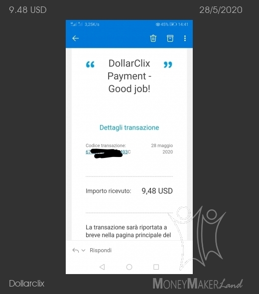 Payment 2 for Dollarclix