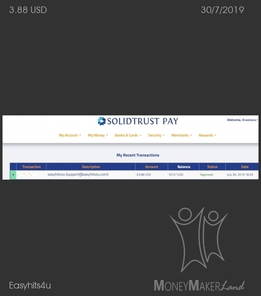 Pagamento 117 per Easyhits4u
