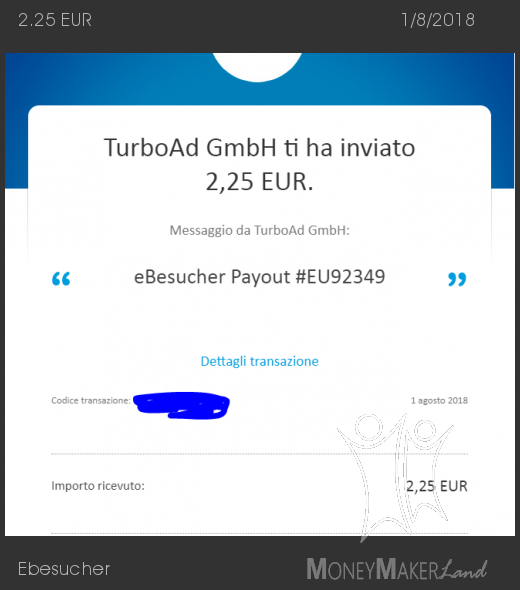 Payment 15 for Ebesucher