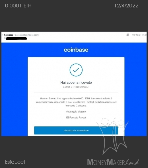 Pagamento 50 per Esfaucet