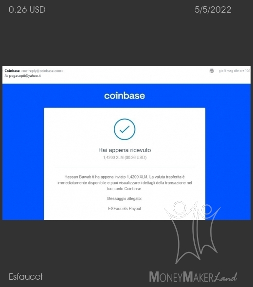 Pagamento 52 per Esfaucet
