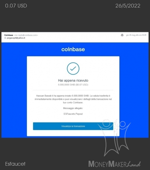 Pagamento 53 per Esfaucet