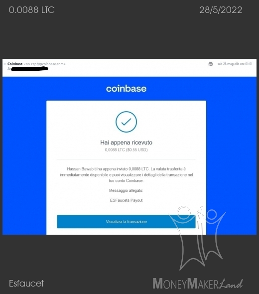 Pagamento 54 per Esfaucet