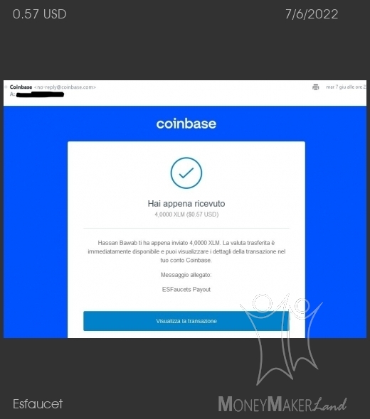 Pagamento 56 per Esfaucet