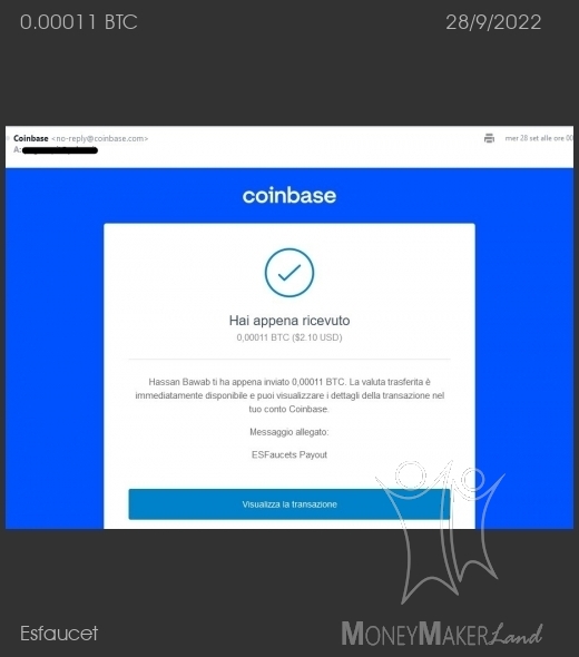 Pagamento 60 per Esfaucet
