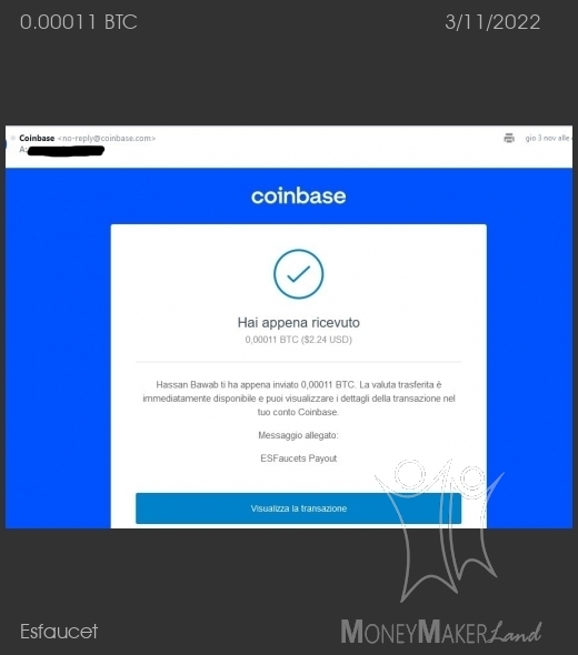 Pagamento 62 per Esfaucet