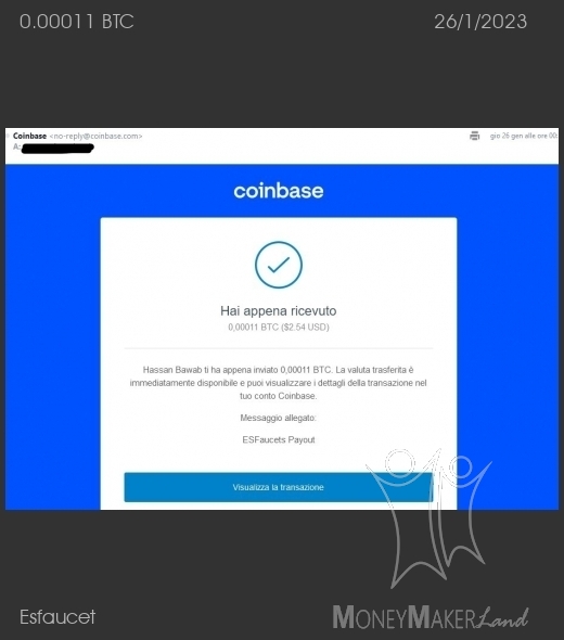 Pagamento 68 per Esfaucet
