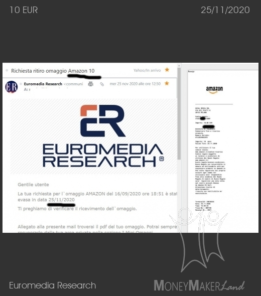 Pagamento 6 per Euromedia Research