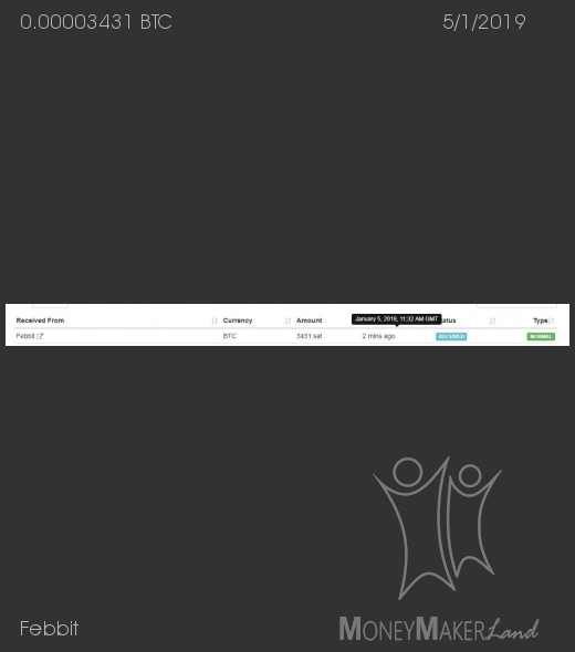 Payment 22 for Febbit