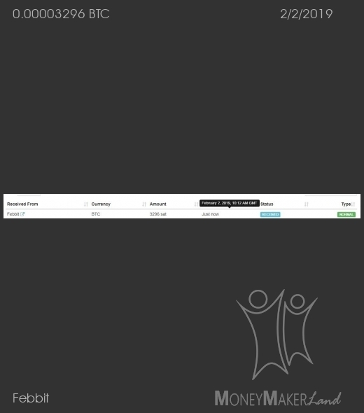 Payment 27 for Febbit