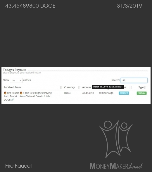 Pagamento 1 per Fire Faucet