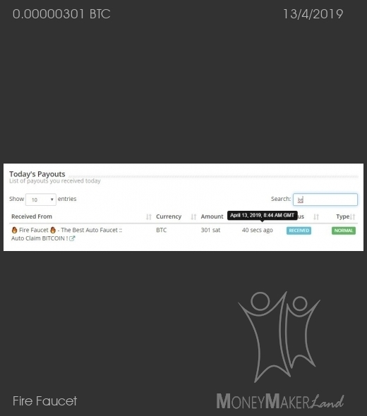 Pagamento 5 per Fire Faucet