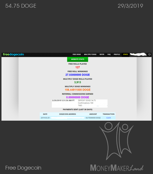 Payment 41 for Free Dogecoin