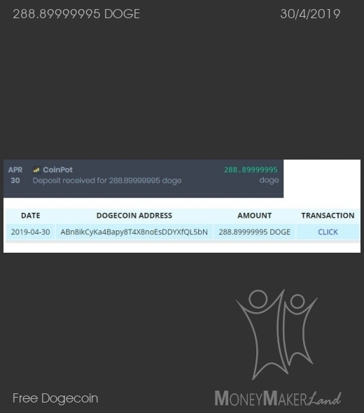 Payment 43 for Free Dogecoin