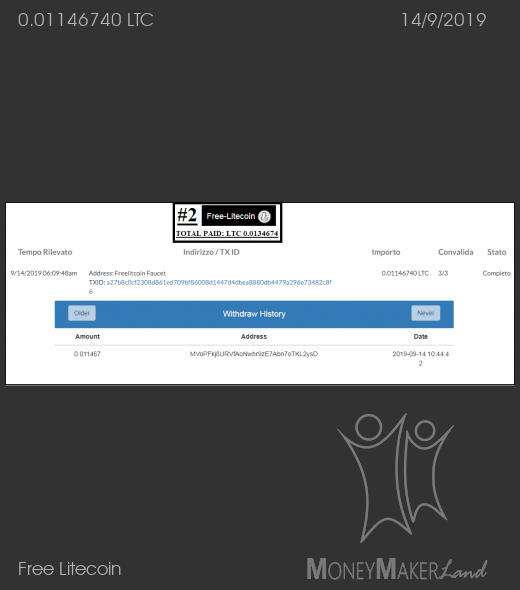 Pagamento 7 per Free Litecoin