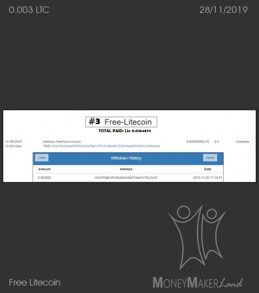 Pagamento 11 per Free Litecoin