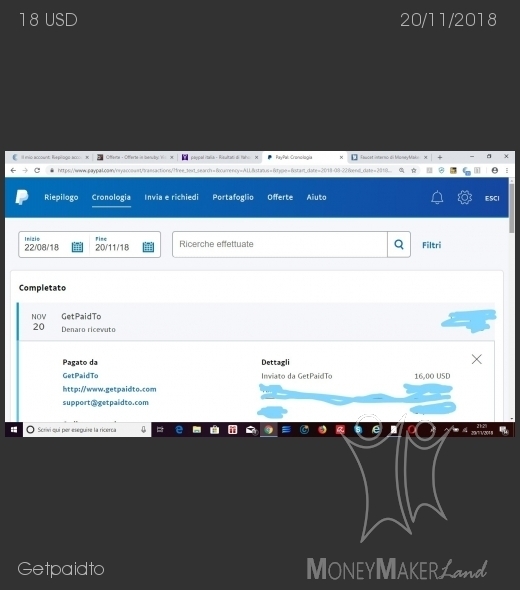 Payment 16 for Getpaidto