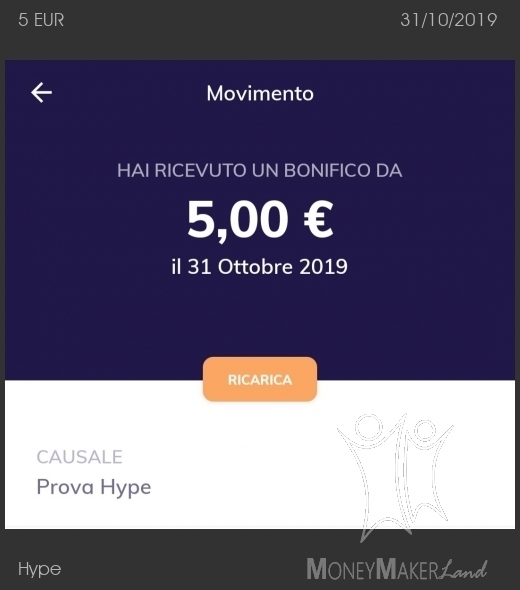 Payment 18 for Hype