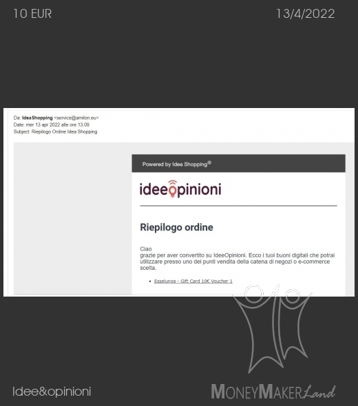 Pagamento 8 per Idee&opinioni