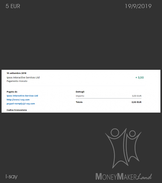 Payment 347 for I-say