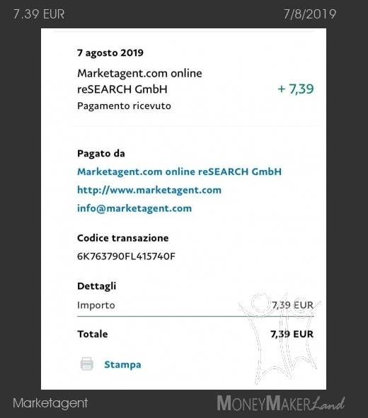 Payment 55 for Marketagent