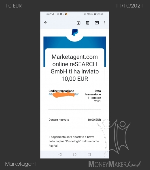 Payment 74 for Marketagent
