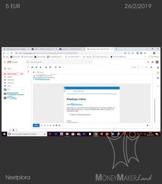 Pagamento 41 per Nextplora