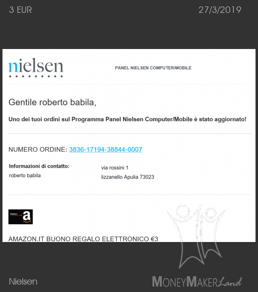 Payment 151 for Nielsen