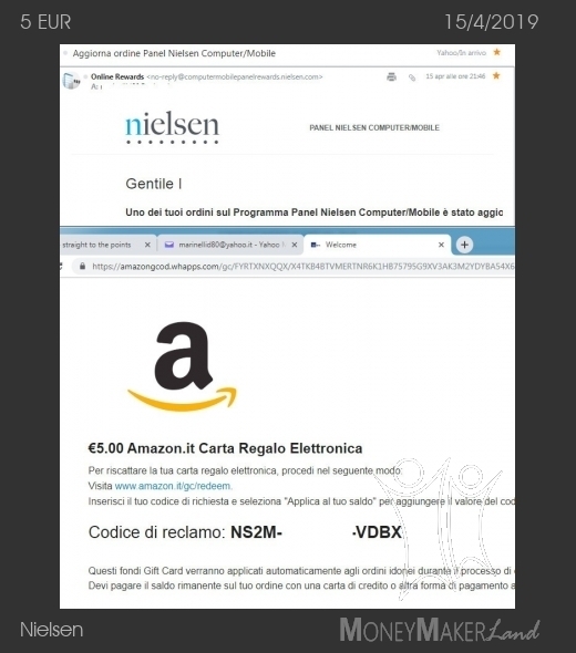 Pagamento 154 per Nielsen