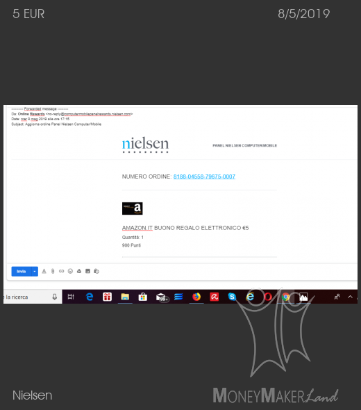 Pagamento 156 per Nielsen