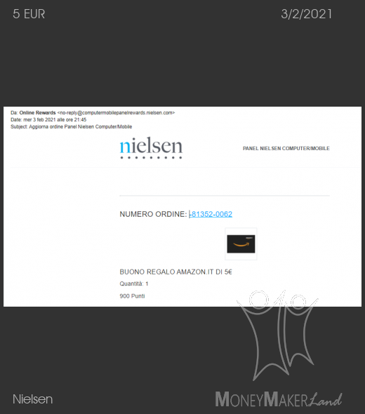 Payment 220 for Nielsen