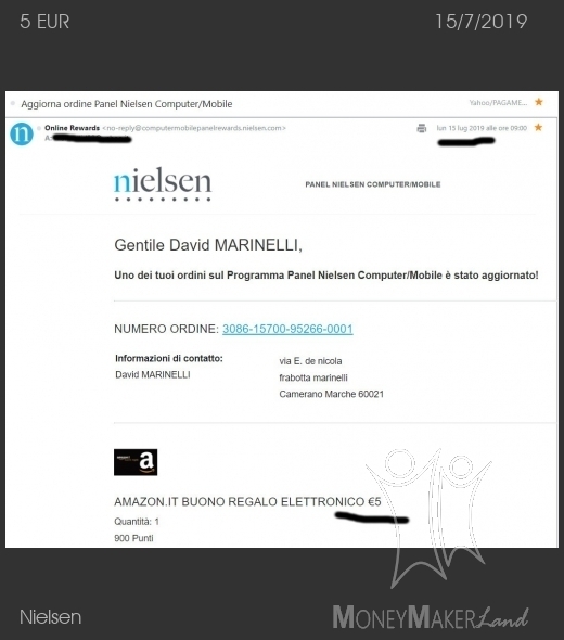 Payment 224 for Nielsen